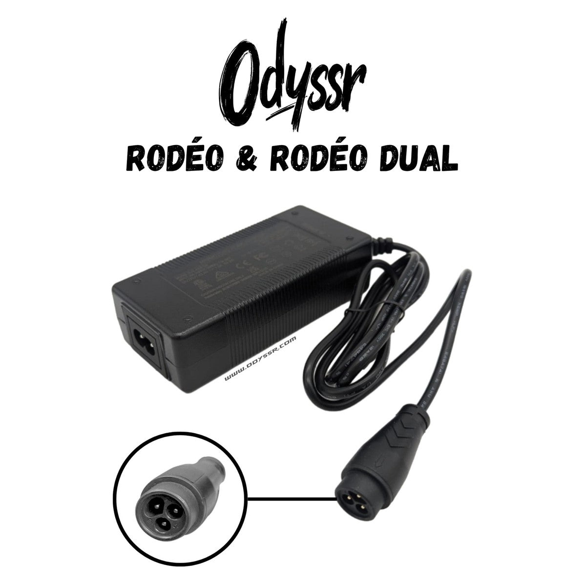 Chargeur 58.8V 2A – Odyssr Rodeo & Rodeo Dual