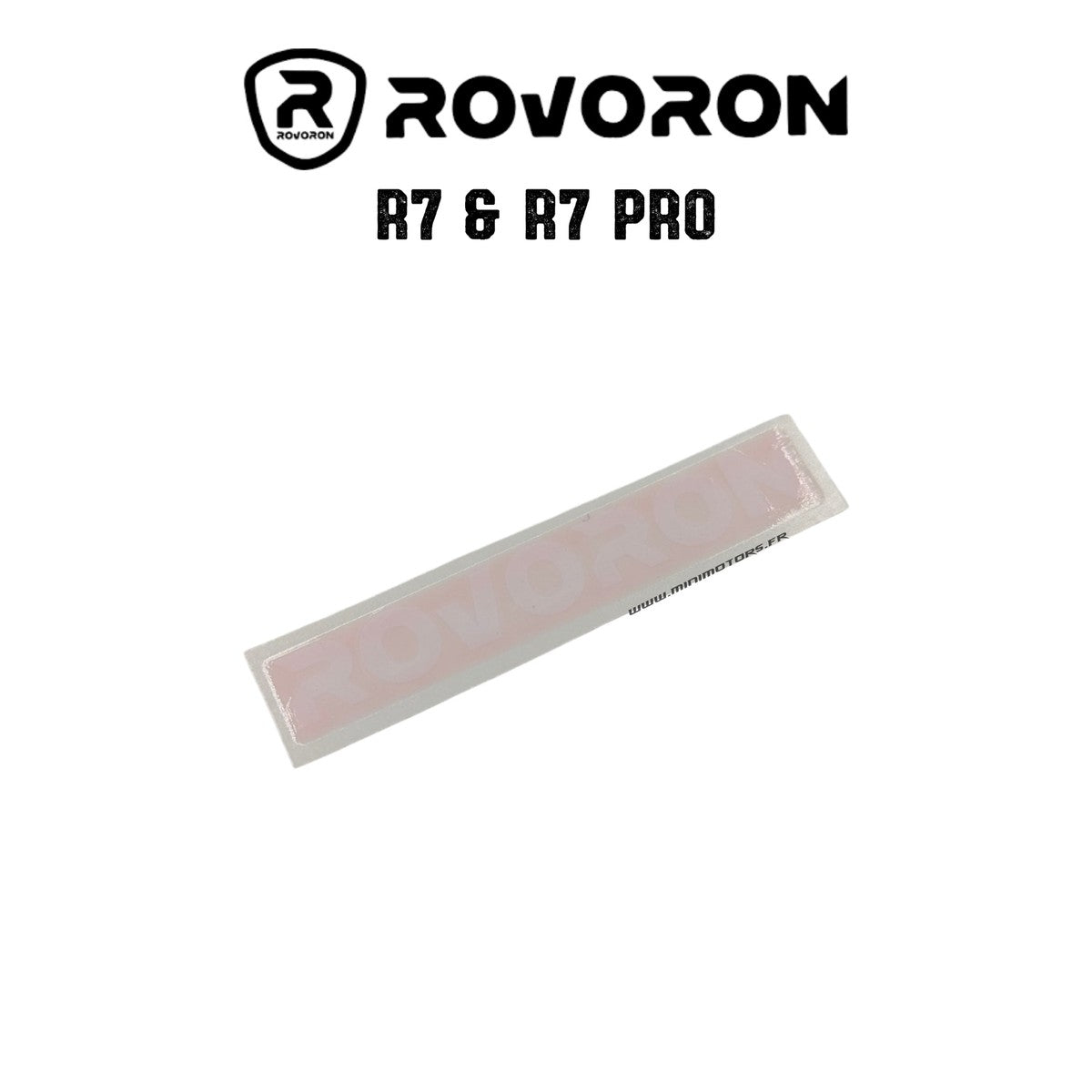 Sticker logo bras de fourche – Rovoron R7, R7 Pro & compatibles