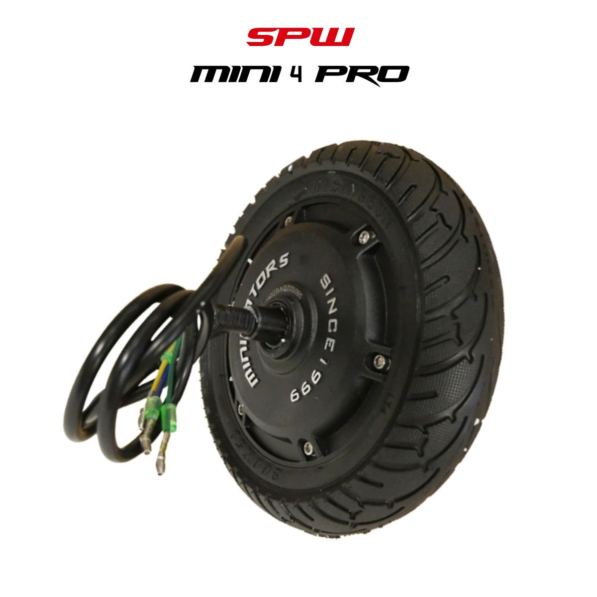 Roue moteur 500W avec pneu plein – Speedway Mini 4 Pro