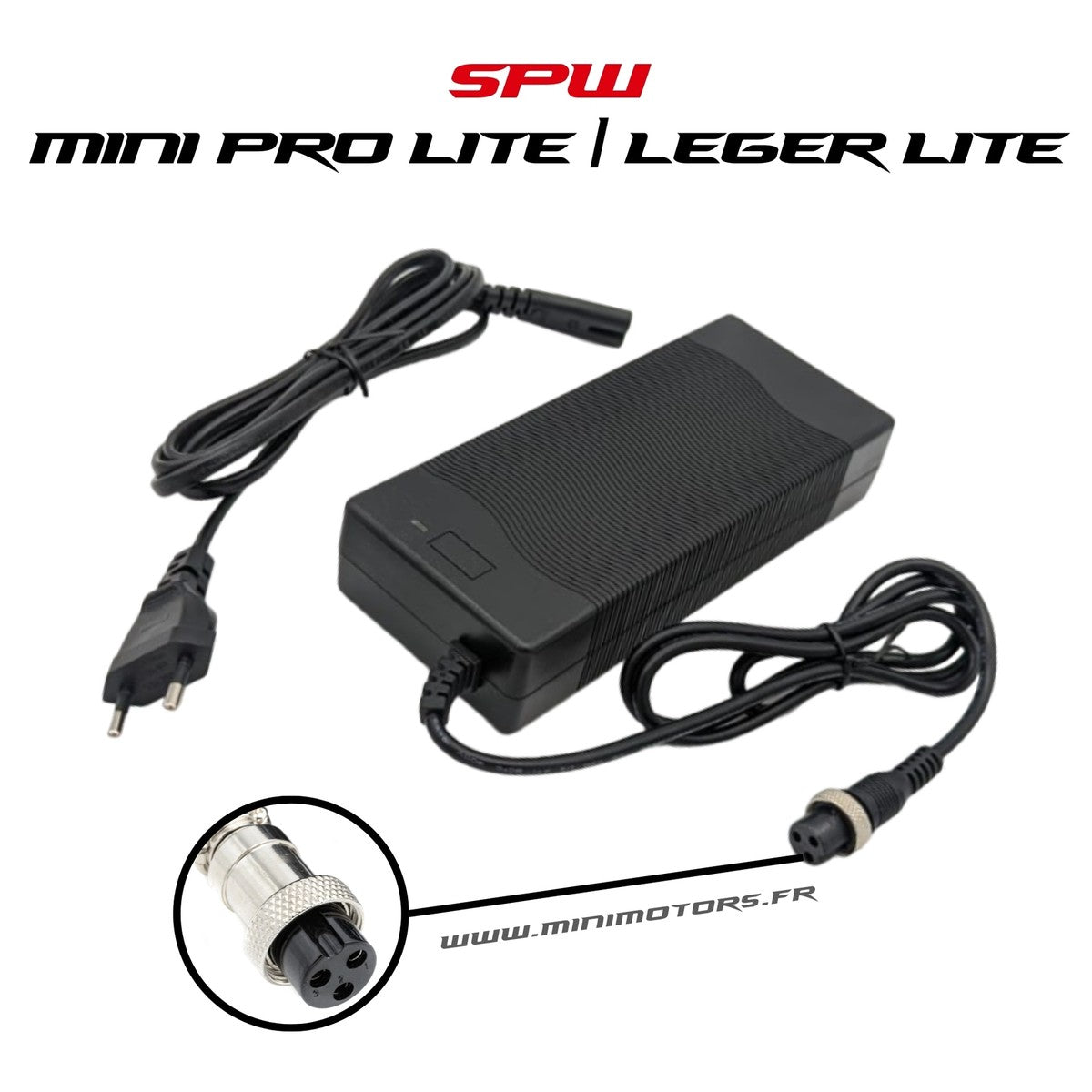 Chargeur 42V 2Ah – Speedway Mini 4 Pro Lite, Leger Lite & compatibles