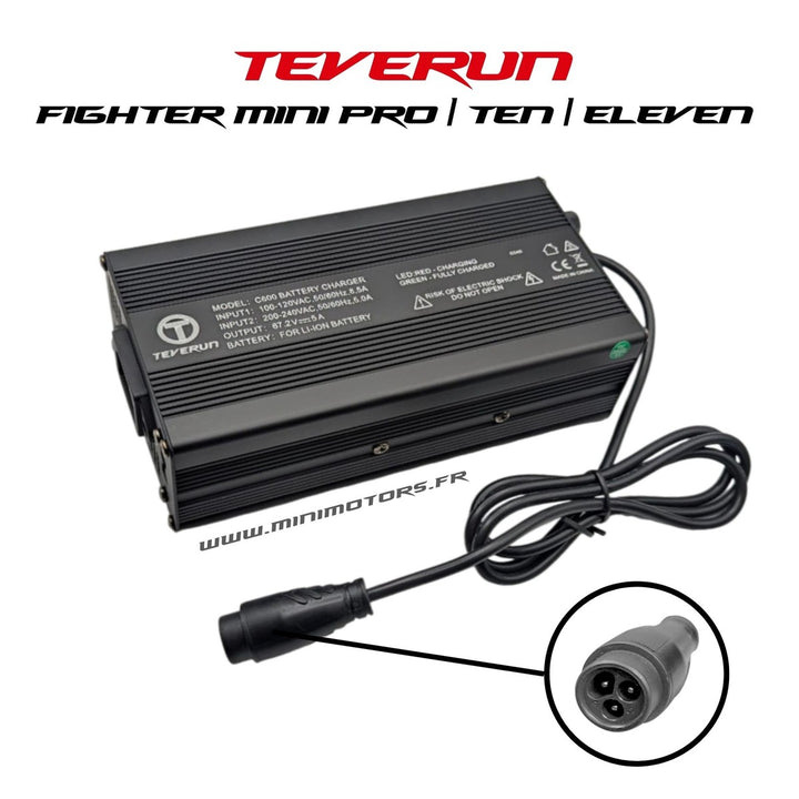 Chargeur rapide 67.2V 5A – Teverun Fighter 10, Fighter 11 & compatibles