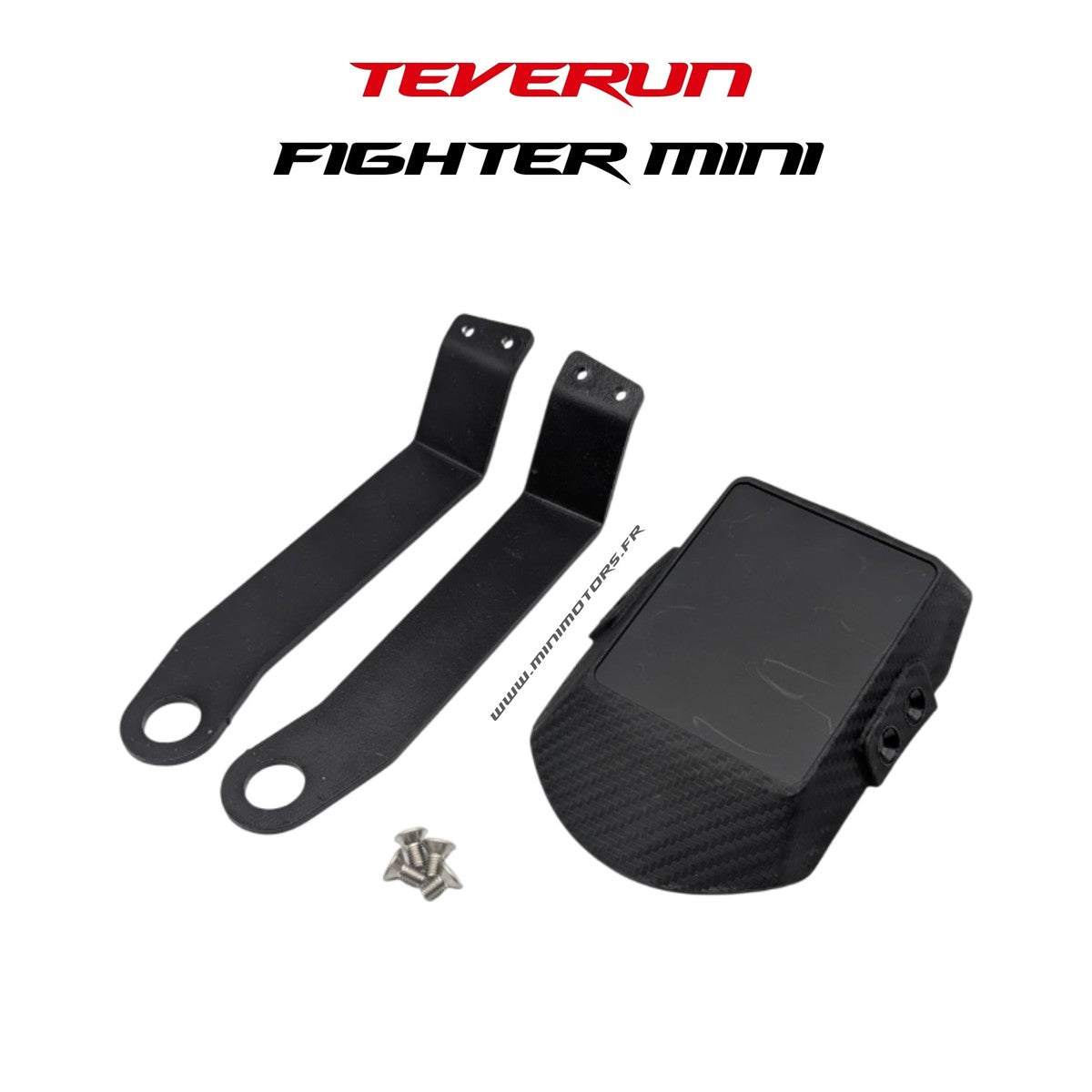 Support de plaque d'immatriculation – Teverun Fighter Mini & compatibles