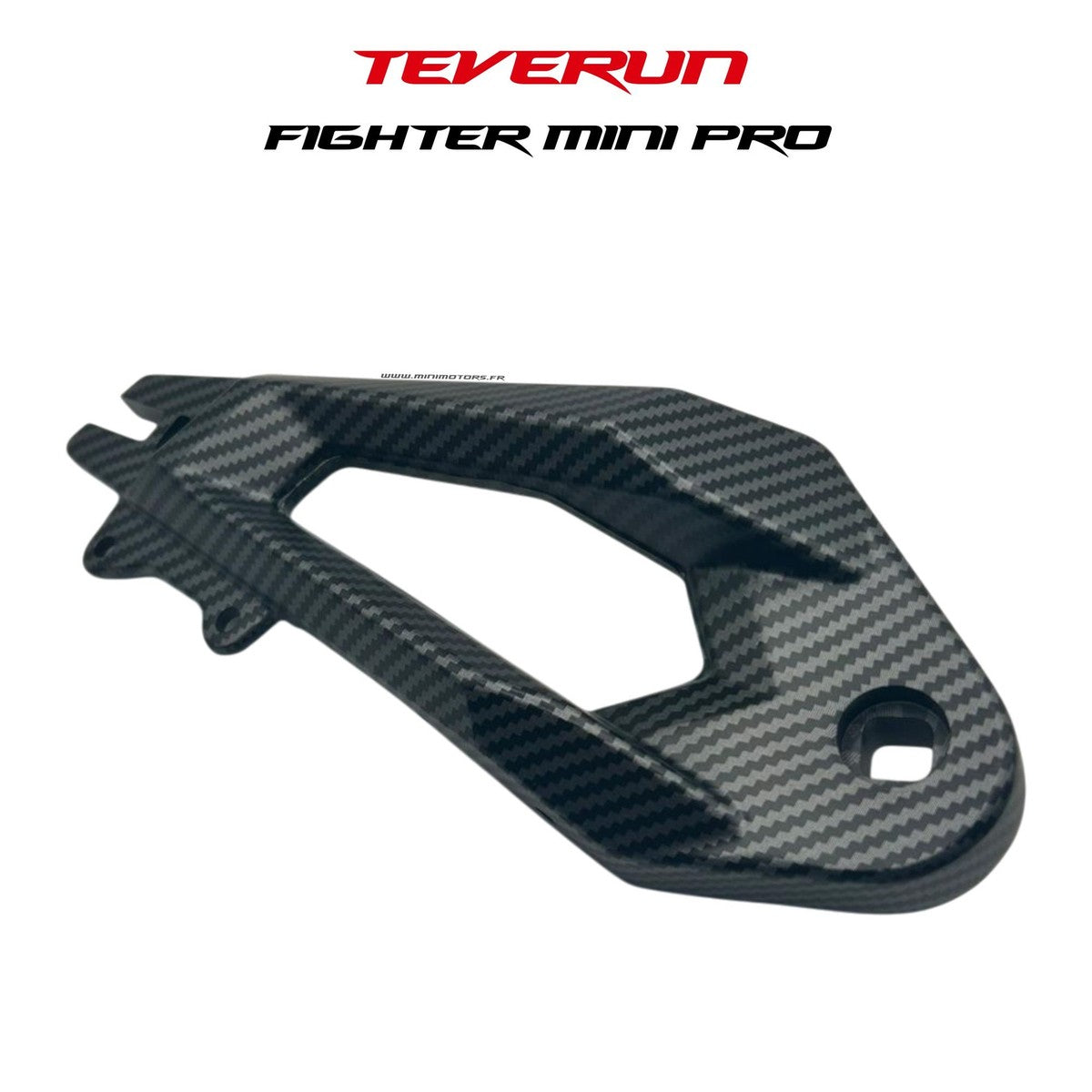Bras de fourche avant droit / arrière gauche effet carbone – Teverun Fighter Mini Pro