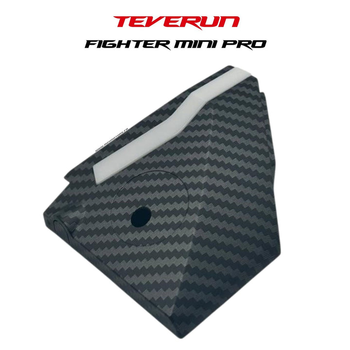 Cache protection LED deck avant gauche / arrière droit effet carbone – Teverun Fighter Mini Pro, Mini 2026
