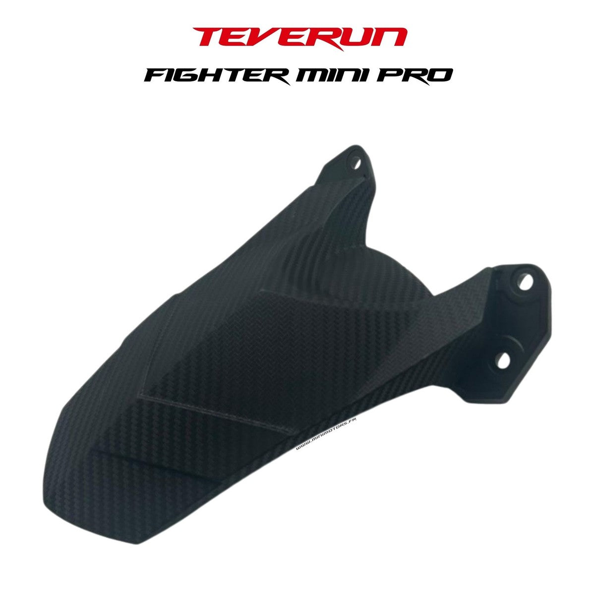 Garde-boue avant/arrière effet carbone – Teverun Fighter Mini Pro 2025