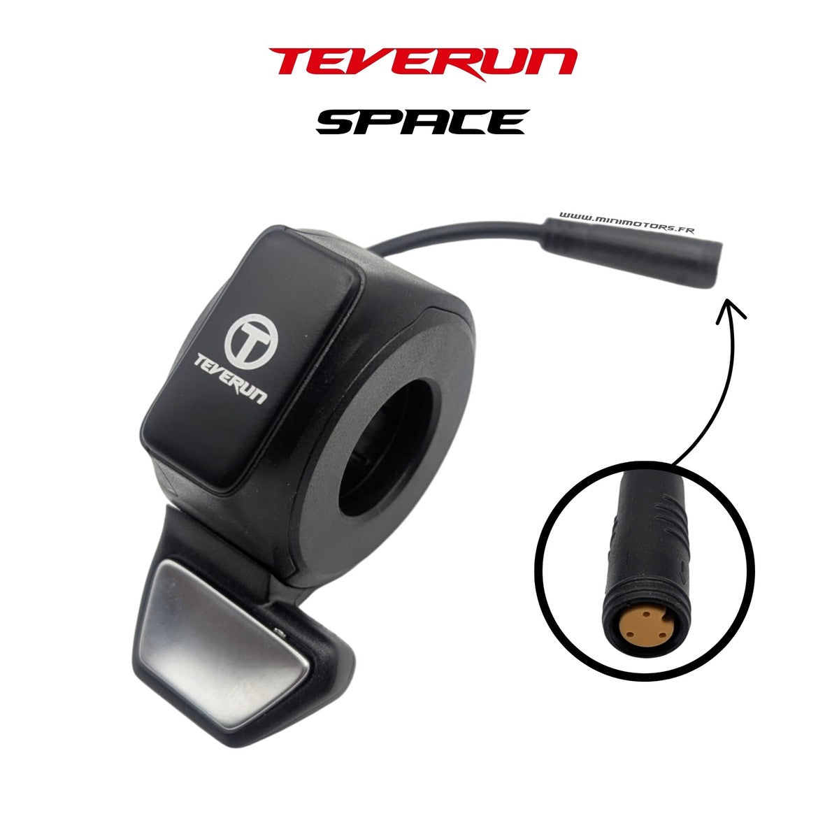 Gâchette accélérateur pouce – Teverun Space, Blade Mini Ultra