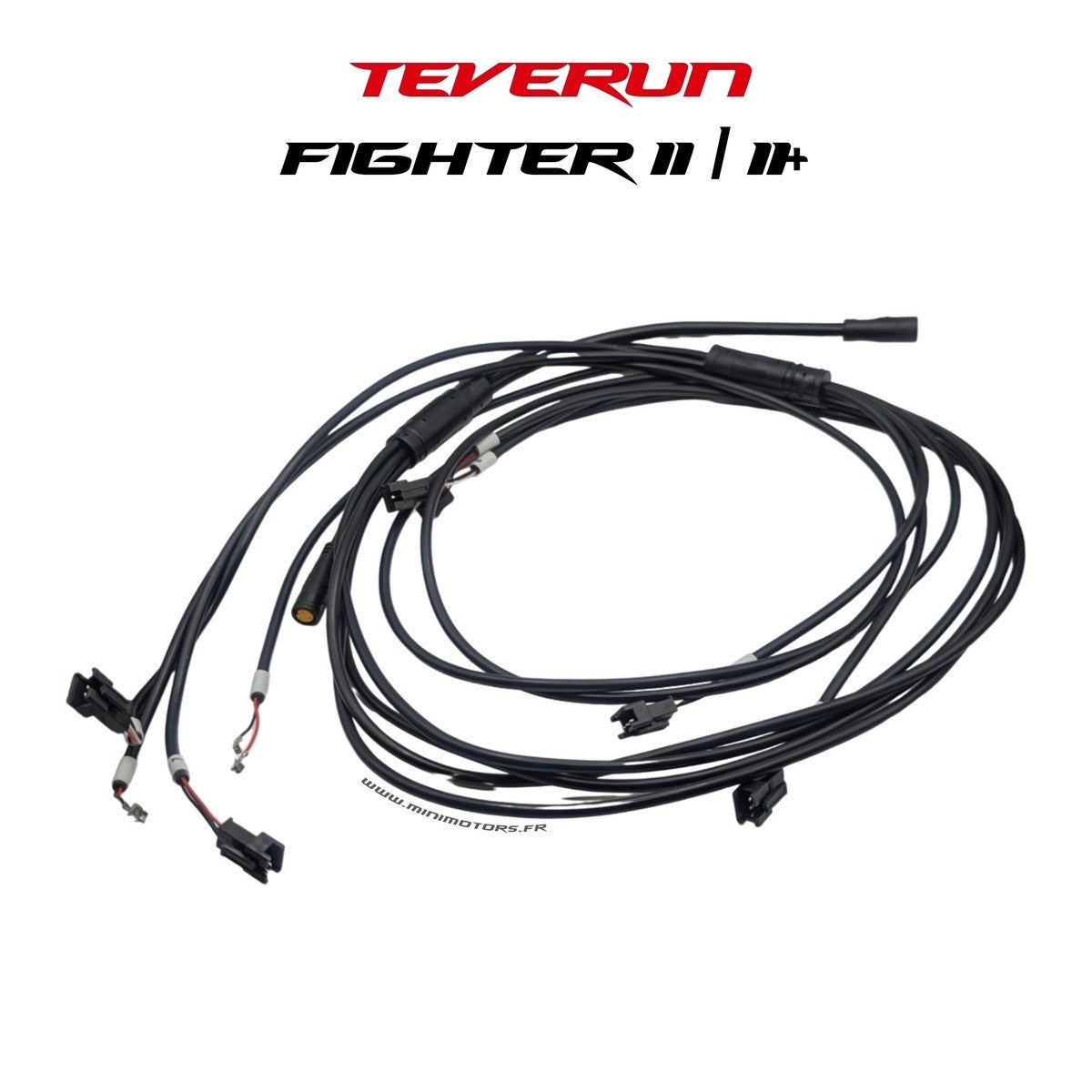 Câble principal guidon version appli 2025 étanche V6 clignotants – Teverun Mini Eco, Mini & compatibles