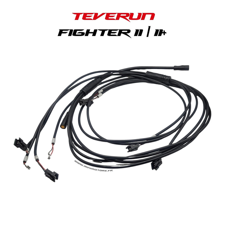 Câble principal guidon version appli 2025 étanche V6 clignotants – Teverun Mini Eco, Mini & compatibles